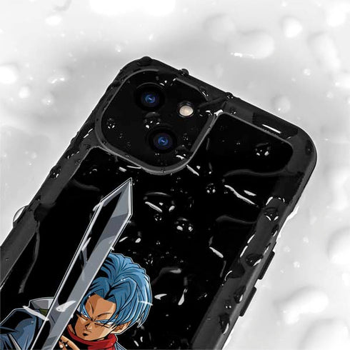 Dragon Ball Super Trunks Portrait iPhone 15 Waterproof Case